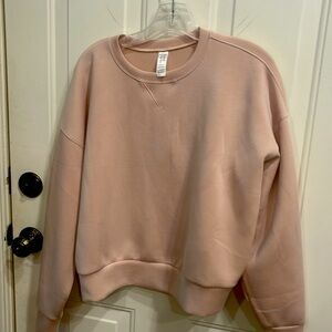 SpANX sweatshirt in a dusty pink